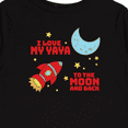 thumbnail image 4 of Inktastic I Love My Yaya to the Moon and Back Boys or Girls Long Sleeve Toddler T-Shirt, 4 of 5