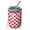 Red And White-1, variant on 12oz Coffee Tumblers Black and White Checkered Pattern Stainless Steel Vacuum Insulated Travel Tumbler Coffee Cups Mug with Lid and Straw with Cleaning Brush for Cold & Hot Drinks