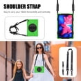 thumbnail image 2 of XYX Case for Lenovo Tab P11 Plus/Tab P11 11.0 inch Released 2021 with 360 Degree Rotating, Hand Strap, Shoulder Strap, Green, 2 of 7