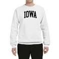 thumbnail image 2 of Wild Bobby State of Iowa College Style Unisex Crewneck Sweatshirt, 2 of 6