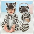 thumbnail image 4 of MZXELPRJD Toddler Romper Animal Themed Winter 3t Girl Clothes Hooded Romper Halloween Camo Onesies Baby Boy 12-18 Month Onesies Onesies 0-3 Months Girl Tuxedo Onesies Baby Boy, 4 of 6