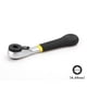 thumbnail image 5 of 1/4 "Socket Drive Socket Llavete de trinquete Bidireccional Spanner Spanner Spanner Spanner Tuercas Removedor Spanner Herramienta de mano Soledad llave de trinquete, 5 of 7