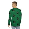 thumbnail image 4 of Jay Bu Couture "Cutting Edge" Men's Long Sleeve Shirt (Green), 4 of 4