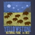 thumbnail image 3 of CafePress - Yellowstone Park Night Sky Long Sleeve Dark T Shir - Long Sleeve Dark T-Shirt, 3 of 4
