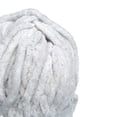 thumbnail image 3 of Troyarn Velvet Star, Silvery Glitter Chenille Baby Blanket Yarn Amigurumi Yarn for Crocheting and Knitting Super Bulky 100 gr (120 yds) Length: 110 m (10401 - White, 1 Skein), 3 of 9