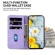 thumbnail image 3 of Funda de piel Con Soporte plegable y Diseño floral Yashi para Oppo A59 5G/A2m 5G Verde, 3 of 5
