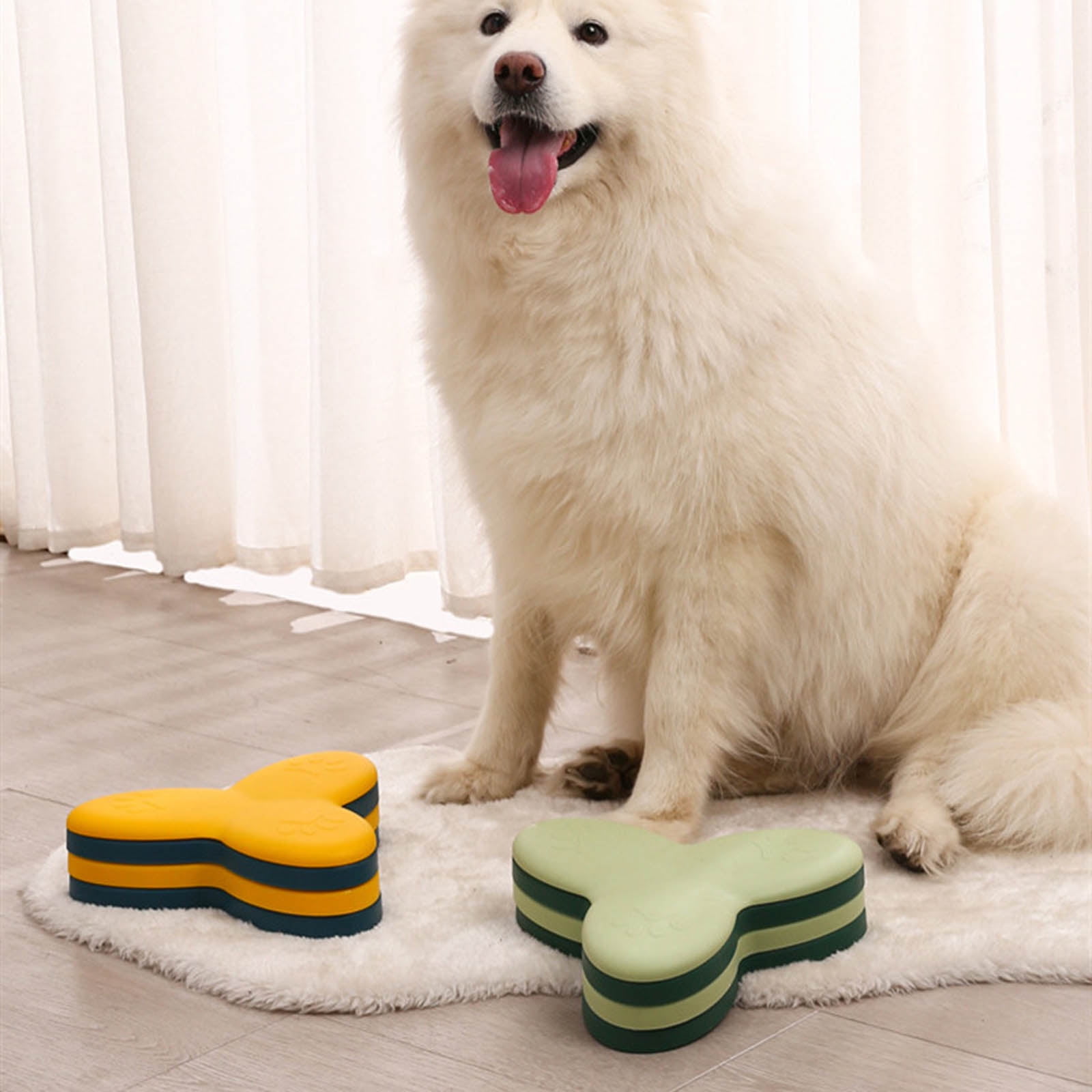 WINDLAND Dog Activity Feeder Dog Interactive Toy, Treat Dispenser Indoor Dog 2 Colors