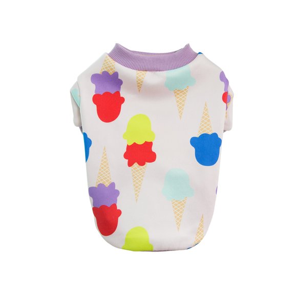Fashion Cute Cartoon Puppy Clothes, Dog Sweatshirt Cartoons Pattern All-match Soft Texture Cute Pet Dogs Sweater Clothes for Outdoor Travel Casual Walk