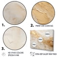 thumbnail image 3 of Designart "Magic Of Gold And White Marble Geode" Abstract Marble Wall Decor, 3 of 7