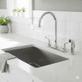 thumbnail image 2 of builders shoppe double handle kitchen faucet with side spray, 2 of 5