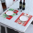 thumbnail image 5 of Juego de 4 manteles individuales navideños para mesa, tapete de cocina navideño para vacaciones de invierno, tapete para comedor, accesorio de Año Nuevo feliz, 5 of 5