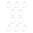 thumbnail image 2 of Minnieouse Pulseras de tobillo Oro Plata Rosas Decoraciones Regalos del Día de San Valentín Accesorio de moda Cadena de pie Tobilleras para mujer Plata Type1 NO1 Minnieouse CBP253780, 2 of 6