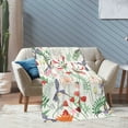 thumbnail image 4 of XMXT Flannel Warm Throw Blanket, Hummingbird Spring Floral Bedroom Decor Blankets for Bed Couch Living Room, 50 x 70 inches, 4 of 9