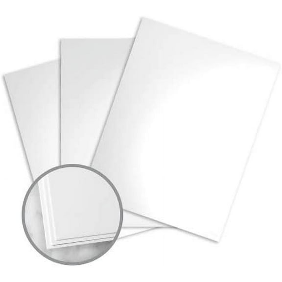 Kromekote White Paper - 8 /2 x 11 in 12 pt Cover Glossy C/2S 200 per Package