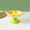 Yellow, variant on JUSEO Flower Cat Bowl, Ceramic High-Foot Pet Bowl, Neck Protection, Pink Kitchen & Dining