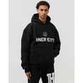 thumbnail image 2 of Honor The Gift Men's Chainstitch Embroidered Inner City Insulated Puff Hoodie (Small, Black), 2 of 7