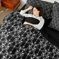 thumbnail image 4 of Feelyou Black Mandala Damask Twin Bedding Sets 7pcs, Magic Dragonfly Animal Comforter Set, 4 of 8