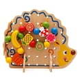 thumbnail image 2 of Baby Threading Beads Hedgehog Stringing Wooden Block Toy Juguetes Educativos Para Niños Eigraketly FN005603-00, 2 of 6