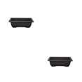 thumbnail image 3 of Bewildely Macetero innovador y ecológico negro: para macetas de interior y exterior, macetas de balcón, lavabo rectangular de 36*26,5*18 cm lavabo rectangular 36*26.5*18cm 2piezas, 3 of 6