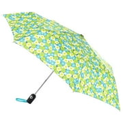 Totes Aoc Umbrella Blue Dazzle Floral