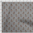 thumbnail image 4 of Soimoi Dog Printed,Cuddle Minky Fabric, Sewing Fabric by The Yard 56 Inch Wide,Decorative Plush Soft Fabric, Baby Garments, Toys and Blankets, Light Gray, 4 of 5