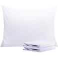 thumbnail image 3 of NTBAY Juego de 2 fundas de almohada estándar, 100% microfibra cepillada de 1800 hilos, súper suaves y acogedoras, resistentes a las arrugas, la decoloración y las manchas con cierre de sobre, fundas d, 3 of 4