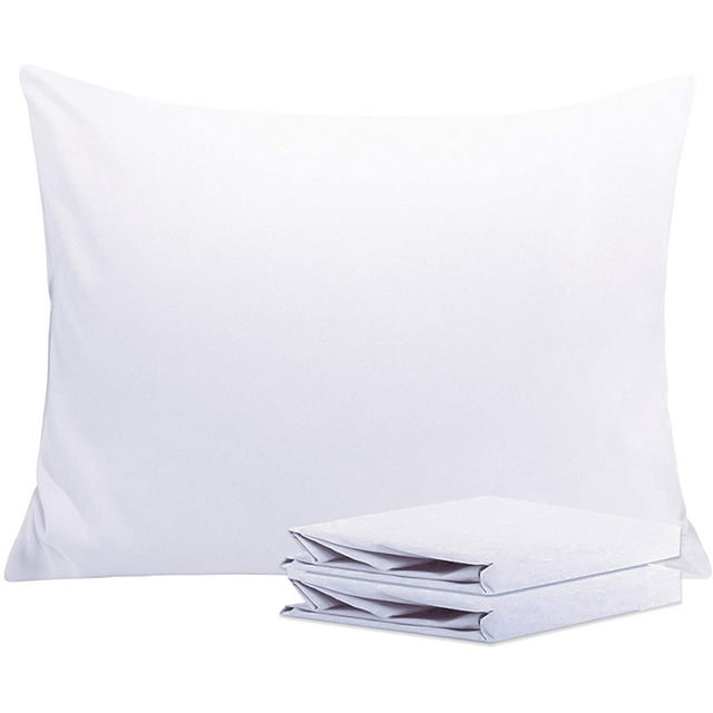 GFDYREE 1800 Thread 100% Brushed Microfiber Standard Pillow Cases Set of 2, Super Soft and Cozy, Wrinkle, Fade, Stain Resistant with Envelope Closure 20x26 Pillowcases for Kids, 20x26 Inches