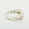 thumbnail image 6 of LBG British Made 10k White Gold Natural Diamond Womens Eternity Ring - 33 size options - Size 4, 6 of 7