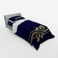 thumbnail image 3 of Ambesonne Floral Bedding Set 4 Pcs, Romantic Royal Leaves, Queen, Purple Indigo, 3 of 3