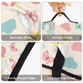 thumbnail image 6 of Unicorn and Butterfly Beige Pattern Teens Toddler Nap Mat with Pillow, Sleeping Mat Bag for Preschool Daycare 59"x22", 6 of 6
