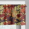 thumbnail image 3 of Ambesonne Fall Leaves Valance Pack of 2, Repeated Floral Art, 54"X18", Multicolor, 3 of 5
