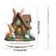 thumbnail image 2 of Fiudx Adorno de Conejito de Pascua, Pintado a Mano, Diseño Hueco, Centro de Mesa Festivo, Decoración de Oficina, Material Resistente, Atractivo Visual Único, Juego de 1 Pieza, 2 of 7