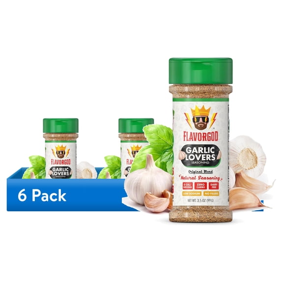 (6 pack) FlavorGod Garlic Lovers Seasoning