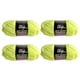 thumbnail image 5 of 4x Hilo de chenilla que brilla en la oscuridad Hilo luminoso de 4 mm para manualidades creativas de bricolaje Verde fluorescente, 5 of 9