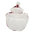 thumbnail image 3 of Warm Dog Cape, Soft Fabric Pet Christmas Cloak Hooded  For Fall For Cat Red M, 3 of 8