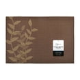 thumbnail image 3 of Mantel Individual Mainstays Hojas Fondo Chocolate, 3 of 4