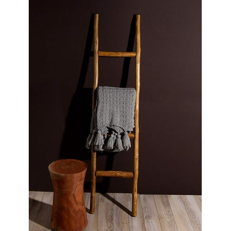 Best Home Fashion Rustic Wooden Decorative Ladder -