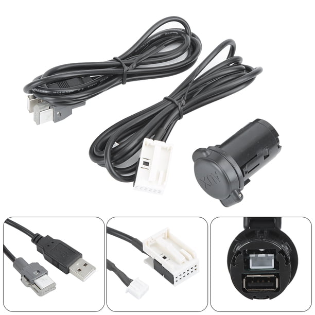 Adaptador estéreo, cable de audio USB AUX IN Adaptador USB Muy versátil
