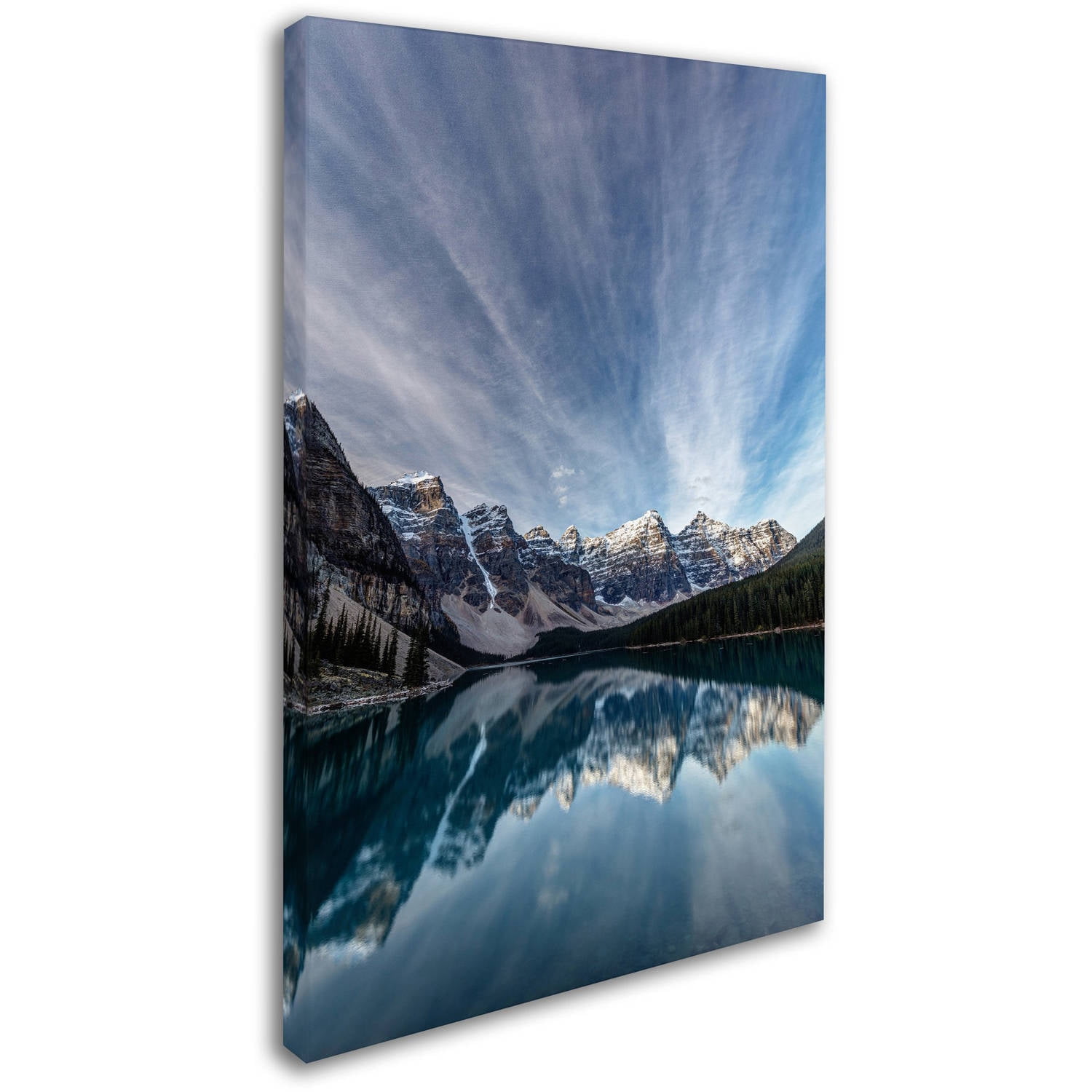 Trademark Fine Art 'Moraine Lake Sky' Canvas Art by Pierre Leclerc
