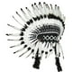 thumbnail image 2 of Tocado de plumas artificial india Decoración Jefe de indio para la actuación en el escenario, 2 of 9