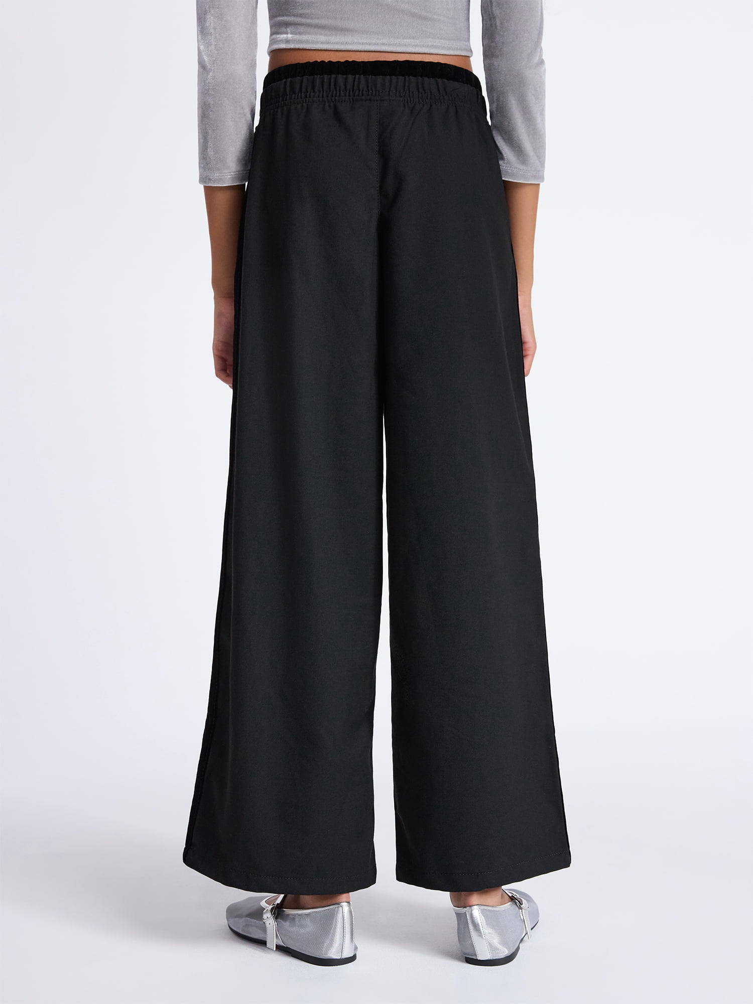Weekend Academy Girls Wide Leg Pull-On Pants, Sizes 4-18