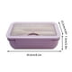 thumbnail image 5 of Caja Bento Fiambrera Bento de 4 compartimentos a prueba de fugas con utensilios, apta para microondas y lavavajillas, de plástico para niños (morado claro, 1 pieza) Rkxzt, 5 of 8