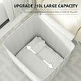 thumbnail image 6 of Lilixerw Storage Bags,Foldable Clothes Storage Bins,Closet Organizers Storage Containers,Quilt Blanket Storage Bag,Blanket Organizer,17.72 x 21.65 x 22 inch, 6 of 8