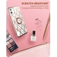 thumbnail image 6 of i-Blason Cosmo Snap Case Designed for iPhone 11 (2019 Release), Slim with Built-in 360° Rotatable Ring Holder Kickstand Supports Car Mount (Marble), 6 of 7