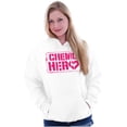 thumbnail image 3 of Breast Cancer Chemo Hero BCA Heart Hoodie Sweatshirt Women Brisco Brands M, 3 of 5