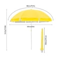 thumbnail image 2 of Sombrilla de Sol BELUG Plegable para Exterior Amarillo 2 m, 2 of 4