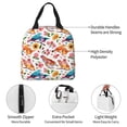 thumbnail image 3 of Bingfone Flowers Birds And Butterflies Print Lunch Bag Insulated Lunch Box, Small Leakproof Cooler Food Lunch Containers Reusable High Capacity Lunch Tote Bags for Work, Travel, Outdoor, 3 of 5