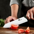 thumbnail image 6 of Ceramic Knives for Kitchen 4-Piece Fruit Paring Knife Set with Cover and Peeler，Rustproof Stain Resistant,6",5",4",3" Paring Knife, 6 of 7