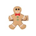thumbnail image 3 of Pinzas navideñas para el cabello JAMW cuernos de reno Papá Noel hombre de pan de jengibre 6 uds, 3 of 5