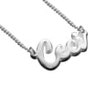 thumbnail image 2 of Collar con dije ZAB DE MEXICO RECONOCIMIENTOS Diseño de nombre Ceci En Plata ley .925, 2 of 4